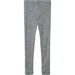 WHEAT Kid's Woll-Leggings Merino undertøj Børn størrelse 98 farve grå