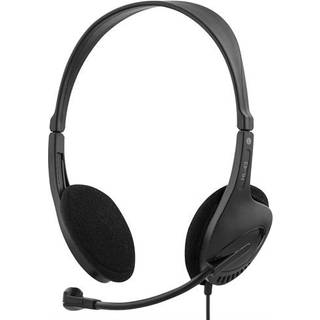 DELTACO headset, 32 Ohm, 2.5 m cable, black