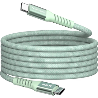 Sync & Charge USB C to USB C 100W Magnetic 120 cm - Green