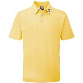 FootJoy Stretch Pique Solid Herre Poloshirt - Yellow - Str. XXL