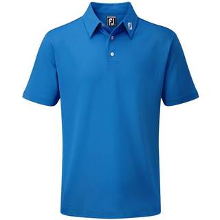 FootJoy Stretch Pique Solid Herre Poloshirt - Cobalt - Str. XL