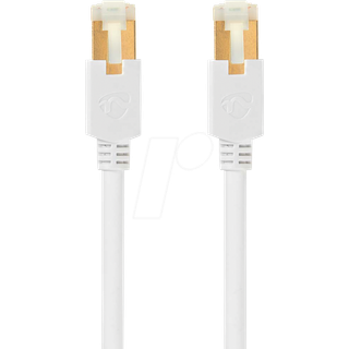 Nedis hvidt netværkskabel Cat 6 - 20 meter