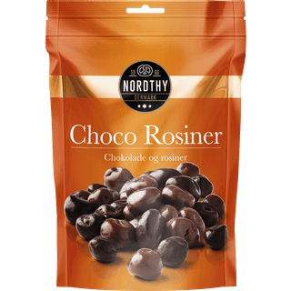 Nordthy Chokolade Rosiner - 125 g