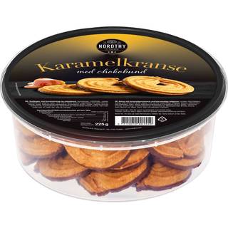 Nordthy Karamelkranse m. Chokoladebund, 225g
