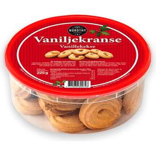 Nordthy Vaniljekranse i dåse, 225 g