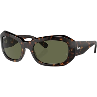 Ray - Ban Unisex RB2212 BEATE 902/58 Solbriller Acetat Skildpadde Grøn Pillow Polariseret Antiblænding