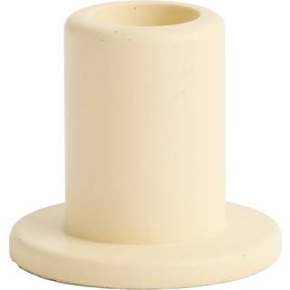 HAY - Tube Candleholder S - Concrete - Lime Gul