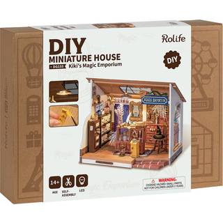 Kiki’s Magic Emporium - DIY Miniature House, Bookshelf Decoration Kit - Rolife