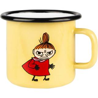 Muurla Moomin Retro Enamel Mug 25 Cl Little My - Kaffekopper Emalje Gul - 1701-025-01