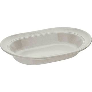 STAUB Staub New White Truffle fad ovalt 25 cm