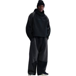 Maskinstrikkede Nike Tech Boreas-bukser med åben kant forneden til mænd - sort - XXL