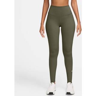 Nike One Dri-FIT High Rise Tight WT Str. M Grøn Dame