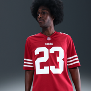 NFL San Francisco 49ers (Christian McCaffrey)-spillertrøje til mænd - rød