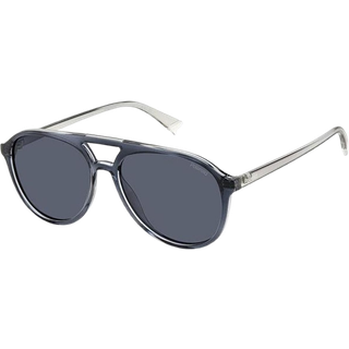 Polaroid Unisex PLD 4162/S 09V/C3 Solbriller Polycarbonat Grå Grå Pilot Polariseret
