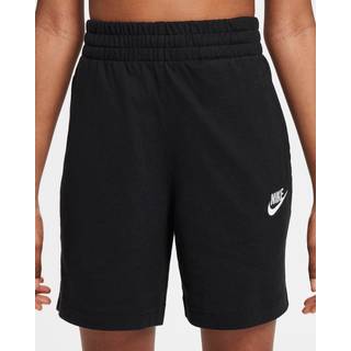 Maskinstrikkede Nike Sportswear Club-shorts (15 cm) til større børn - sort