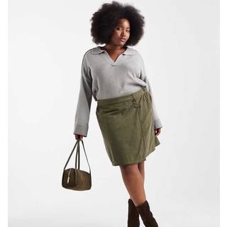 Vmcelly Høj Talje Kort Nederdel