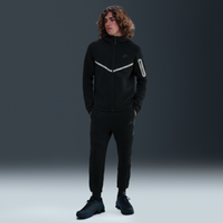 Nike Tech-joggers i fleece med reflekterende detaljer til mænd - sort - XS