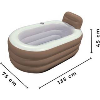 Oppusteligt badekar 135x75x45 cm