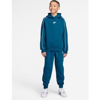 Nike Club Fleece-tracksuit med hætte til større børn - blå - L