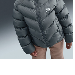 Nike Chevron Padded Jacket Junior, Grå - 12-13Y