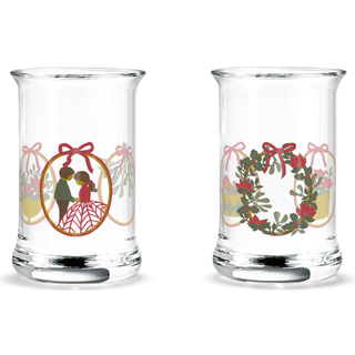 Holmegaard Julsnapseglas 2025 3 cl × 2 stk, multi