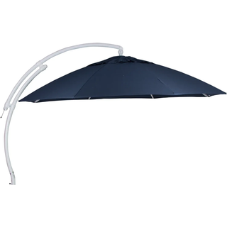 Brafab Easy Sun parasol Hvid/blå 3,75 m (fod medfølger ikke)