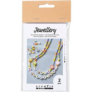 Mini DIY Kit Smykker, halskæder med bogstaver
