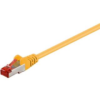 CAT 6 patchkabel S/FTP (PiMF), gul, 1,5m
