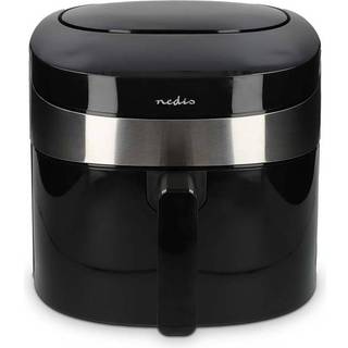 NEDIS SmartLife Varmluftfrituregryde | Wi-Fi | 7,2 l | Timer: 240 min | Antal forudindstillede programmer: 8 | Digital | Android™ / IOS | Sort