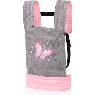 Bayer Design Deluxe Dukkebæresele, Grå/Pink