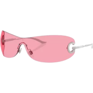 Dolce & Gabbana Unisex DG2308 05/84 Solbriller Metal Sølv Rosa Sommerfugl Normal