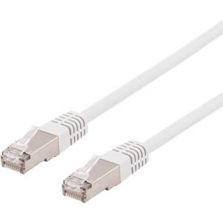 S / FTP Cat6 patch cable, delta cert, LSZH, 20m, white