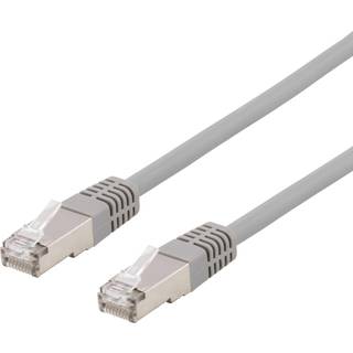 DELTACO S / FTP Cat6 patch cable, LSZH, 20m, gray