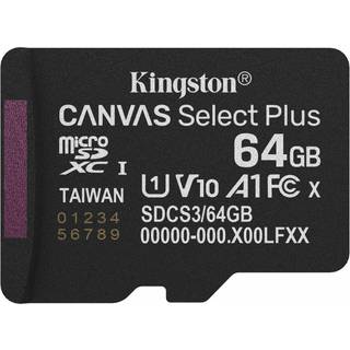 Kingston microSDXC Canvas Select Plus 64GB