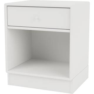 Montana DREAM sengebord med Sokkel - 01 White (8-12 ugers Levering) - Sokkel H7