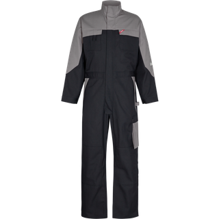 Engel 4234-825 Safety+ Multinorm kedeldragt / Arbejdskedeldragt Sort/Grå 2XL