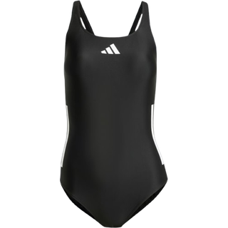 adidas Kid's 3 Stripes Bold Swimsuit Badedragt Børn størrelse 128 farve sort/grå