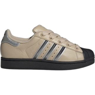 adidas Originals Superstar II sko - Stone Khaki / Silver Metallic / Core Black - 36 2/3