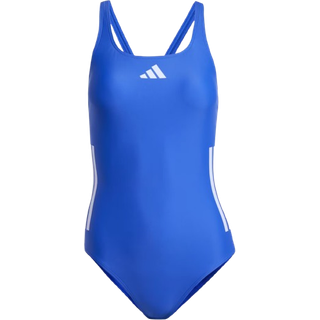 adidas Women's 3 Stripes Bold Swimsuit Badedragt Damer størrelse 46 farve blå