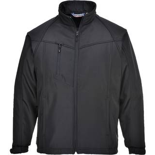Oregon herre softshell jakke (3 lags) - Sort (Størrelse: XL)