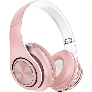 United over-ear Bluetooth-hovedtelefoner med foldbart design og TWS-funktion - Pink