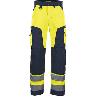 Blåkläder 1566 High Vis Buks / High Vis Arbejdsbuks - C54 - High Vis Gul/Marineblå
