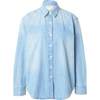 Oversized Denim Shirt - Blue - L