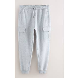Next Grey Marl Slim Fit Cargo Joggers