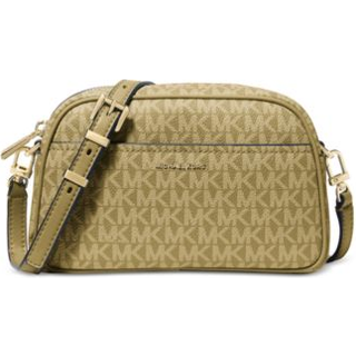 MK Jet Set Small Signature Logo Camera Crossbody Bag - Green - Michael Kors - ONE SIZE