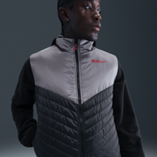 Mellemtung Atlético Madrid Windrunner Nike Therma-FIT-fodboldvest til mænd - sort - XXL