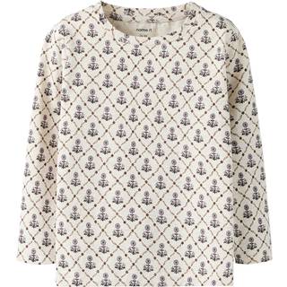 Name It Nikala LS Top - Peyote Melange/Small Flower