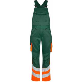 Engel 3547-319 Safety Light overall / Overalls / Arbejdsoveralls Grøn/Orange 128