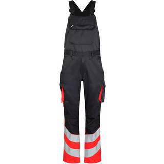 Engel 3547-319 Safety Light overall / Overalls / Arbejdsoveralls Sort/Rød 116