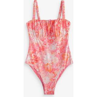 Laura Ashley Laura Ashley Coral Pink Mathilde Tummy Control Swimsuit